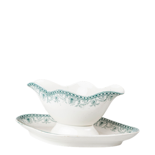 [ART-SA-4] Saucière vintage Bleu-vert